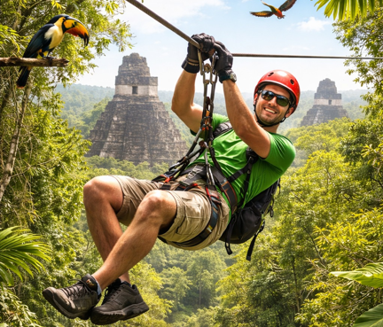 Zip Line en Tikal